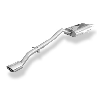 Silencieux arrière inox 1x115x85mm type 32 pour MERCEDES CLASSE A TYPE W169
