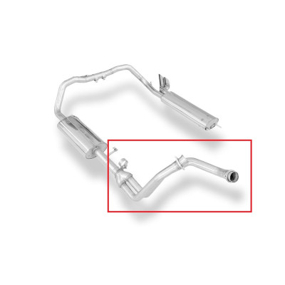 copy of Complete stainless steel exhaust line for MERCEDES CLASS G 300 GD TYPE 463