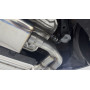 Silencieux arrière inox 2x90mm type 25 pour VOLKSWAGEN GOLF MK8 GTD