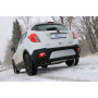 Silent rear duplex stainless steel 1x115x85mm type 38 for OPEL MOKKA 4x2/4x4