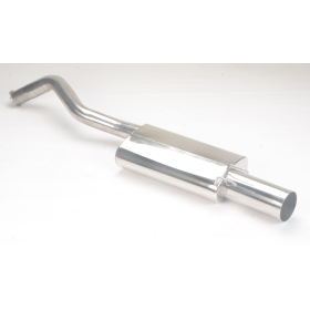 Silencieux arrière (simple sortie) inox sur mesure pour RENAULT R21 2.0L TURBO