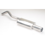 Silencieux arrière (simple sortie) inox sur mesure pour RENAULT R21 2.0L TURBO