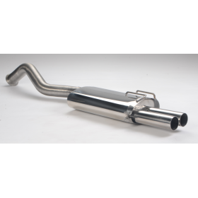 copy of Silencieux arrière duplex inox 1x135x80mm type 53 pour VOLSWAGEN BEETLE TYPE 1C/9C/1Y