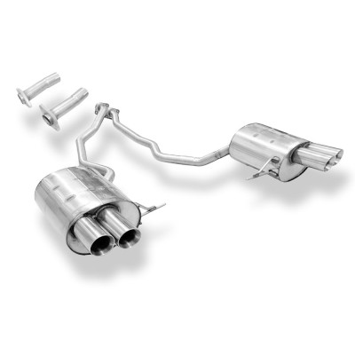 copy of Silent rear duplex stainless steel 2x76mm type 13 for BMW X5 TYPE E53