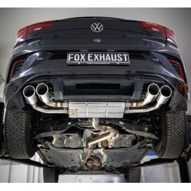 CATBACK - Silencieux avant + silencieux arrière duplex inox 2x100mm type 47 pour VOLKSWAGEN T-ROC R 4MOTION