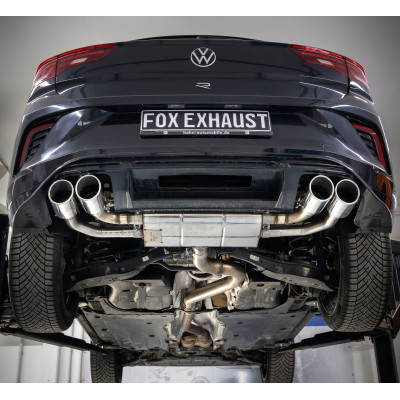 copy of Silent rear duplex stainless steel 2x90mm type 16 for VOLKSWAGEN T-ROC