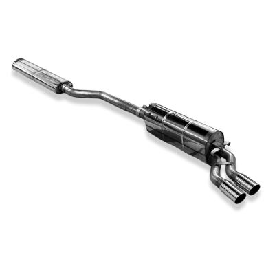 Silencieux arrière et avant sport inox pour BMW 635CSI TYPE E24 (-04/1982)