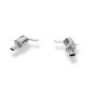 Silencieux arrière duplex inox 1x115x85mm type 32 pour MERCEDES CLASSE E COUPE TYPE C207