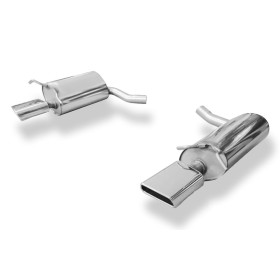 Silent rear duplex stainless steel 1x145x65mm type 59 for MERCEDES CLASSE E COUPE TYPE C207