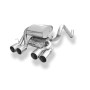 Stainless rear stainless steel 4x100mm type 12 for CORVETTE C6