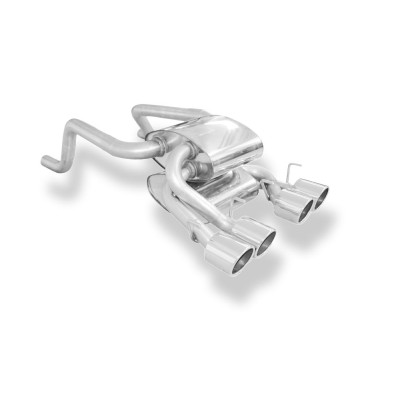 Stainless rear stainless steel 4x100mm type 16 for CORVETTE C6