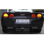 Stainless rear stainless steel 4x100mm type 16 for CORVETTE C6