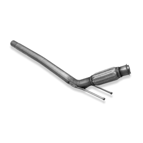 copy of Silent rear duplex stainless steel 1x160x80mm type 53 for VOLKSWAGEN T5/T6 4-MOTION