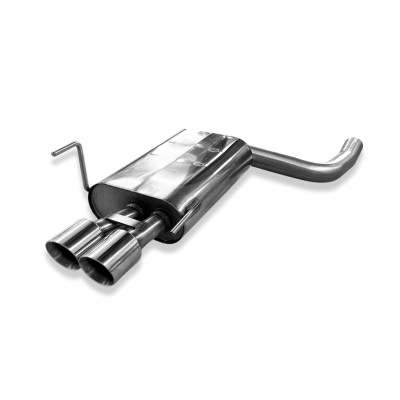Silencieux arrière inox 2x80mm type 25 pour MERCEDES CLK TYPE W208