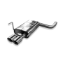 copy of Silent rear duplex stainless steel 2x76mm type 12 for MERCEDES CLK TYPE W208