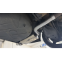 copy of Silent rear duplex stainless steel 2x76mm type 12 for MERCEDES CLK TYPE W208
