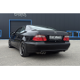 copy of Silent rear duplex stainless steel 2x76mm type 12 for MERCEDES CLK TYPE W208