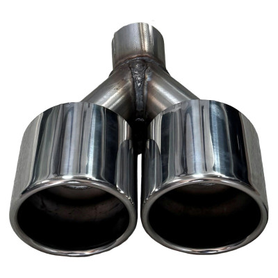copy of Silent stainless steel rear 2x90mm type 16 for PEUGEOT 208 GTI