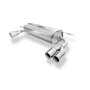 Silencieux arrière duplex inox 2x76mm type 13 pour MAZDA MX5 TYPE NC