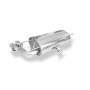 Silent rear duplex stainless steel 2x76mm type 13 for MAZDA MX5 TYPE NC
