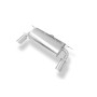 Silent rear duplex stainless steel 1x115x85mm type 32 for MAZDA MX5 TYPE NC