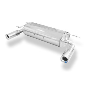 Silent rear duplex stainless steel 1x90mm type 13 for MAZDA MX5 TYPE NC