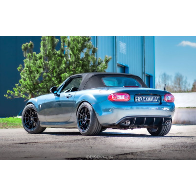Silencieux arrière duplex inox 1x115x85mm type 45 pour MAZDA MX5 TYPE NC