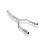 Tube de suppression de silencieux avant sport inox pour MERCEDES CLASSE C TYPE W205 BERLINE/BREAK/CABRIOLET/COUPE