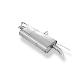 Silencieux arrière duplex inox (sortie sous pare-chocs) pour SKODA KAROQ 4x4