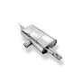 copy of Silent rear duplex stainless steel 2x76mm type 13 for MERCEDES ML TYPE W164