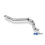 Silent rear duplex stainless steel 2x76mm type 13 for MERCEDES ML TYPE W164