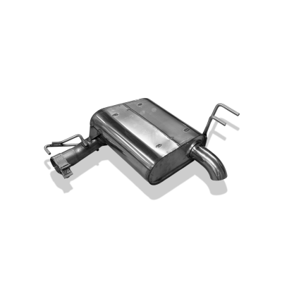 copy of Silent stainless steel rear 1x135x80mm type 52 for HONDA CIVIC IV