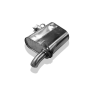 Silencieux arrière sport inox 1x55mm type 28 pour HONDA CIVIC 10 (FK6) Facelift