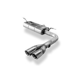 Silent stainless steel rear 2x90mm type 25 for FORD FOCUS MK4 TURNIER/KOMBI
