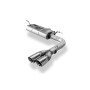 Silent stainless steel rear 2x90mm type 25 for FORD FOCUS MK4 TURNIER/KOMBI