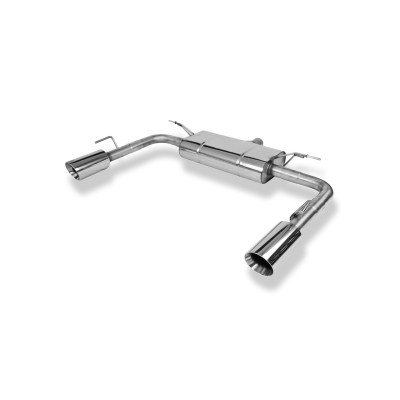 Silencieux arrière duplex inox 1x100mm type 25 pour FORD FOCUS MK4 TURNIER/KOMBI