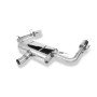Silencieux arrière duplex inox 1x100mm type 25 pour FORD FOCUS MK4 TURNIER/KOMBI