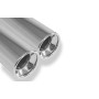 Silencieux arrière inox 2x80mm type 13 pour PEUGEOT 407 2.0L (coupé)