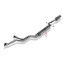 Silencieux avant sport 100% inox FOX EXHAUST SYSTEMS pour BMW 635 CSI TYPE E24 (05/1982-)