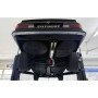 copy of Silent rear duplex stainless steel 1x100mm type 25 (black tips) for BMW 440i GRAND COUPE TYPE F36
