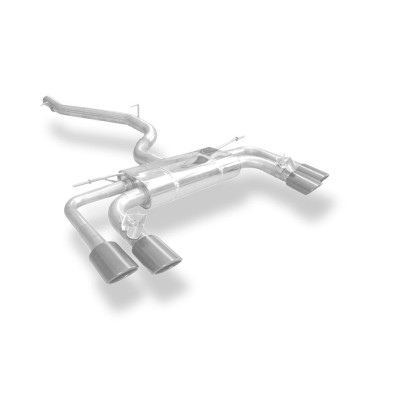 copy of Full Catback - silent stainless steel duplex 2x106x71mm type 44 for SEAT ATECA CUPRA 4x4 TYPE 5FP