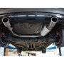 Silent rear duplex stainless steel 1x115x85mm type 32 for PEUGEOT 208