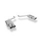Silent rear duplex stainless steel 2x100mm type 14 for DODGE CHALLENGER