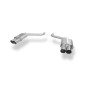 Silent rear duplex stainless steel 2x100mm type 14 for DODGE CHALLENGER
