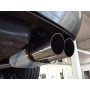 Silent rear duplex stainless steel 2x100mm type 14 for DODGE CHALLENGER