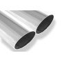 Silencieux arrière duplex inox 2x100mm type 14 pour DODGE CHALLENGER