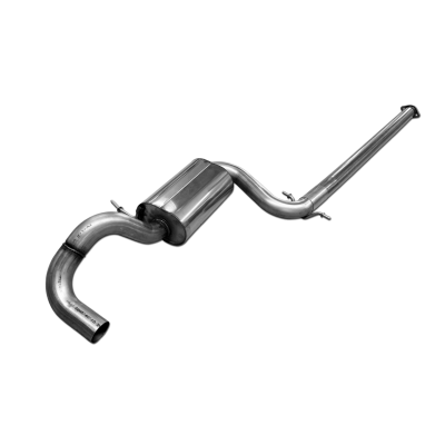Silencieux arrière duplex inox 1x135x80mm type 53 pour VOLSWAGEN BEETLE TYPE 1C/9C/1Y