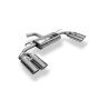 Silencieux arrière duplex inox 2x115x85mm type 32 - AUDI A3 BERLINE (GY)
