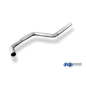 copy of Silencieux arrière duplex inox 1x135x80mm type 53 pour VOLSWAGEN BEETLE TYPE 1C/9C/1Y