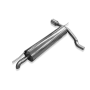 copy of Silent rear duplex stainless steel 1x90mm type 16 for DACIA DUSTER 4x4 FACELIFT